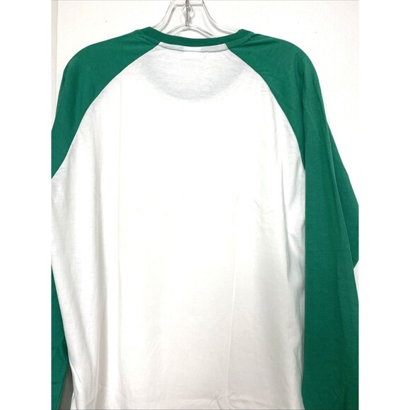 St Patricks Day Long Sleeve T-Shirt Size XL Woman Man Green White Unisex - Picture 6 of 11